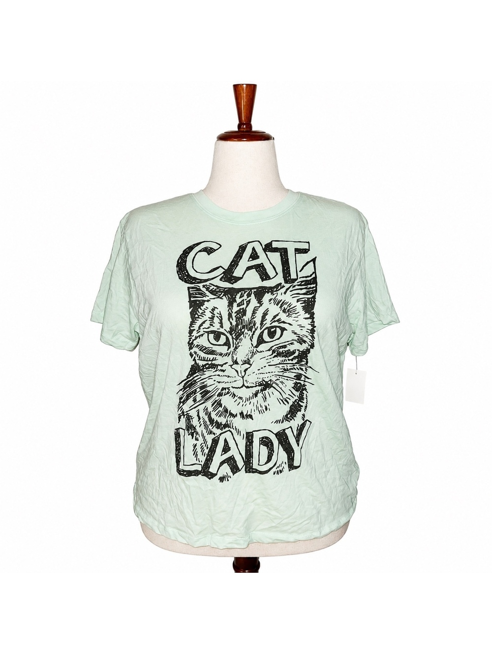 Freeze Cat Lady Graphic T-Shirt XXL NWT